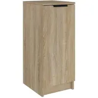 vidaXL Schoenenkast 30x35x70 cm bewerkt hout sonoma eikenkleurig