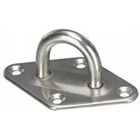Velleman 5 X RVS Plaat met oog