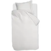 Ambiante Dekbedovertrek Satin Uni Wit Satijn-140 x 200 / 220 cm | 1-Persoons