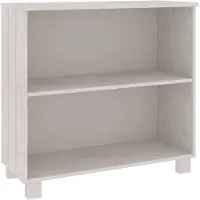 vidaXL Dressoir HAMAR 85x35x80 cm massief grenenhout wit