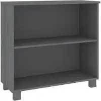 vidaXL Dressoir HAMAR 85x35x80 massief grenenhout donkergrijs