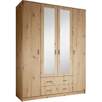 Meubella Kledingkast eiken 160x52x204 Garderobekast