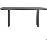 Giga Meubel Eettafel Gin Zwart Deens Ovaal 240cm