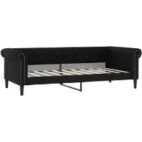 vidaXL Slaapbank 90x190 cm kunstleer zwart