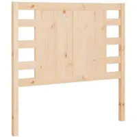 vidaXL Hoofdbord 96x4x100 cm massief grenenhout
