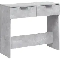 vidaXL Wandtafel 90x36x75 cm bewerkt hout betongrijs
