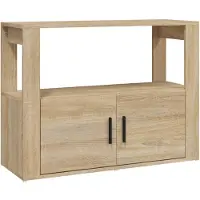 vidaXL Dressoir 80x30x60 cm bewerkt hout sonoma eikenkleurig