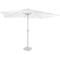 Vonroc Parasol Rapallo 200x300cm – Premium rechthoekige parasol | Wit