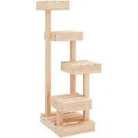 vidaXL Kattenmeubel 45,5x49x103 cm massief grenenhout