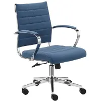 Sedero Bureaustoel Cádiz Jeans-Blauw - Stof