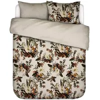 Essenza Dekbedovertrek Daffodils Reunited Beachwood White Satijn-200 x 200 / 220 cm | 2-Persoons