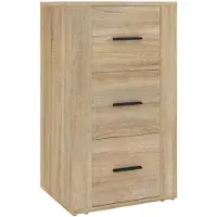 vidaXL Dressoir 40x33x70 cm bewerkt hout sonoma eikenkleurig
