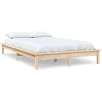 vidaXL Bedframe massief grenenhout 120x200 cm
