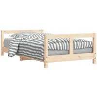 vidaXL Kinderbed, 80x160 cm, massief grenenhout