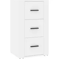 vidaXL Dressoir 40x33x70 cm bewerkt hout wit