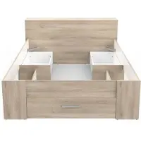 CBA Bed Polly 140 x 190 cm-Kronberg eik