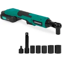 Vonroc Accu ratelsleutel - 20V - 50Nm – incl. 8-delige doppenset | Incl. 2.0Ah Accu en snellader