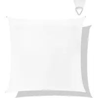 Vonroc Schaduwdoek Vierkant - Premium – 360x360 cm – Waterafstotend | Wit