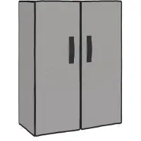vidaXL Schoenenkast 60x28x90 cm stof grijs