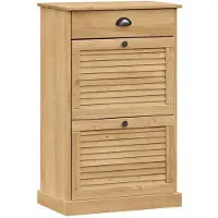 vidaXL Schoenenkast VIGO 60x35x96 cm massief grenenhout