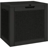 vidaXL Tuinbox 55,5x43x53 cm polypropeen zwart