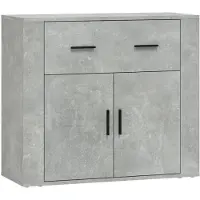 vidaXL Dressoir 80x33x70 cm bewerkt hout betongrijs