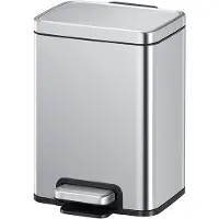 EKO - Madison pedaalemmer 6 liter - Stainless Steel Plastic - Misty mat RVS - Prullenbak