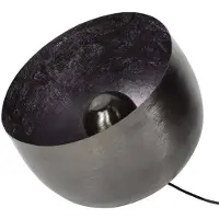 Dimehouse Industriële tafellamp zwart nickel Basel 36 cm