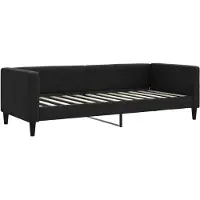vidaXL Slaapbank 80x200 cm stof zwart