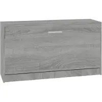 vidaXL Schoenenbank 80x24x45 cm bewerkt hout grijs sonoma eikenkleur
