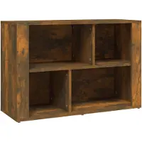 vidaXL Dressoir 80x30x54 cm bewerkt hout gerookt eikenkleurig