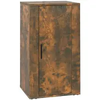 vidaXL Dressoir 40x33x70 cm bewerkt hout gerookt eikenkleurig