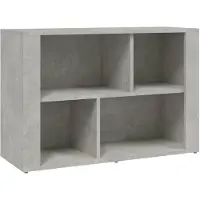 vidaXL Dressoir 80x30x54 cm bewerkt hout betongrijs
