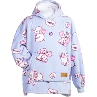 Vitapur Hoodie Deken kinderen - Olifant