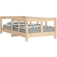 vidaXL Kinderbedframe 70x140 cm massief grenenhout