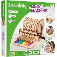 Smartivity Music Machine - Houten STEM Bouwpakket - Mechanisch Draaiorgel & Xylofoon - Duurzaam Constructiespeelgoed & Modelbouw - Vanaf 8 Jaar tot Volwassen