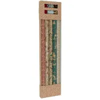 Merkloos Christmas Decoration kerst inpakpapier set - 11-dlg - kraftA‚ - Cadeaupapier