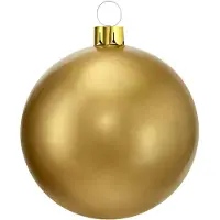 PerfectLED Opblaasbare kerstbal | | Ø 45 cm (Goud, Binnen/Buiten)