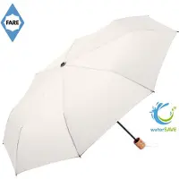 FARE Pocket Paraplu ÖkoBrella - Ø98 cm - 2-in-1 paraplu én boodschappentas - WaterSAVE - Windproof - Wit