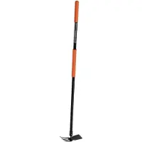 Black & Decker Cultivator met Schoffel BXGTTO7009 - Combitool - Steel 148CM - Lange Tanden en Scherpe Schoffel Rand - Zwart/Oranje