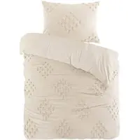 Papillon Dekbedovertrek Helsinki Zand Percal-140 x 200 / 220 cm | 1-Persoons