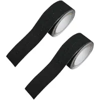 Benson 2x stuks antislip strip / sticker op rol zwart 50 mm x 5 meter - Tape (klussen)