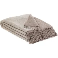 Most - Plaid Cappuccino - Nieuw-Zeelandse wol - 130 x 190 cm - beige