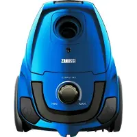 Zanussi ZANCG22CB CompactGo stofzuiger met zak - Blauw - met hygiënefilter