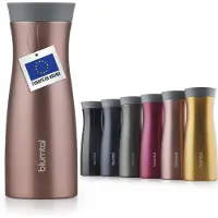 Blumtal Lekvrije Thermosbeker - London - Roestvrijstalen Koffiemok - 380 ml - Mellow Rose Pink