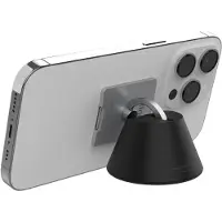 Caliber iRing Link Dock Set – Telefoonhouder Auto - Afneembaar voor draadloos opladen – 360 graden rotatie – 180 graden