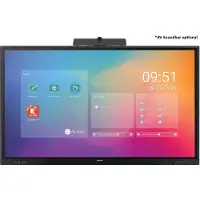 Sharp PN-LC652 zakelijke monitor, infrarood aanraaktechnologie, 65", 3840 x 2160 px, IPS-paneel, HDMI/DisplayPort/USB/LAN, 2 x 15 W, BYOD, Eshare-functie