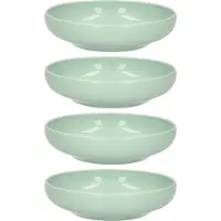 Forte Plastics Plasticforte Kommetje/schaaltje - 4x - mintgroen - D16 x 4 cm - 520 ml - kunststof - Kommetjes
