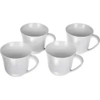 Alessi Koffiekop KU White Porcelain 200 ml (Set van 4)