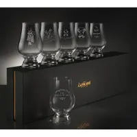 Glencairn Whiskyglazen gegraveerd SCOTLAND 6 stuks - Crystal Scotland